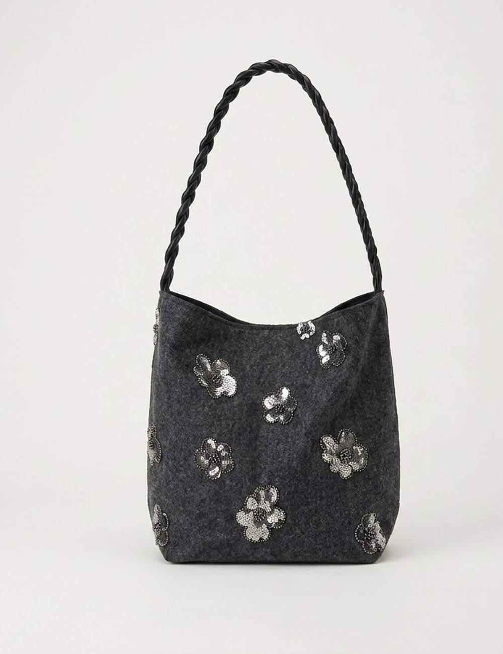 Canvas Sequin Bucket Bag - DippedShop Wholesale - #9571