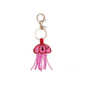 Stylish Rhinestones Beaded Jellyfish Pendant Bag Charm 6W10BBC812