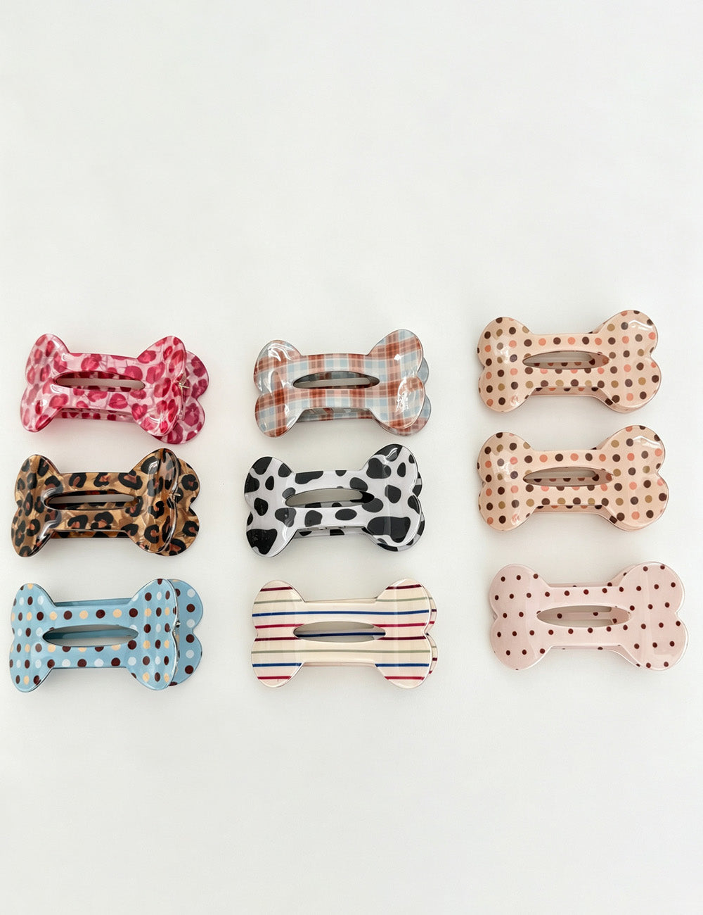 Bone Shape Hollow Hair Clips - DippedShop Wholesale - #1683