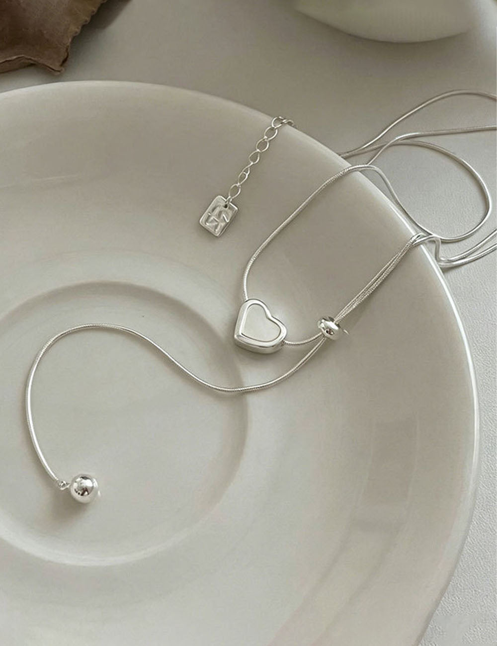 Double Layered Snake Chain Necklace - DippedShop Wholesale - #9587