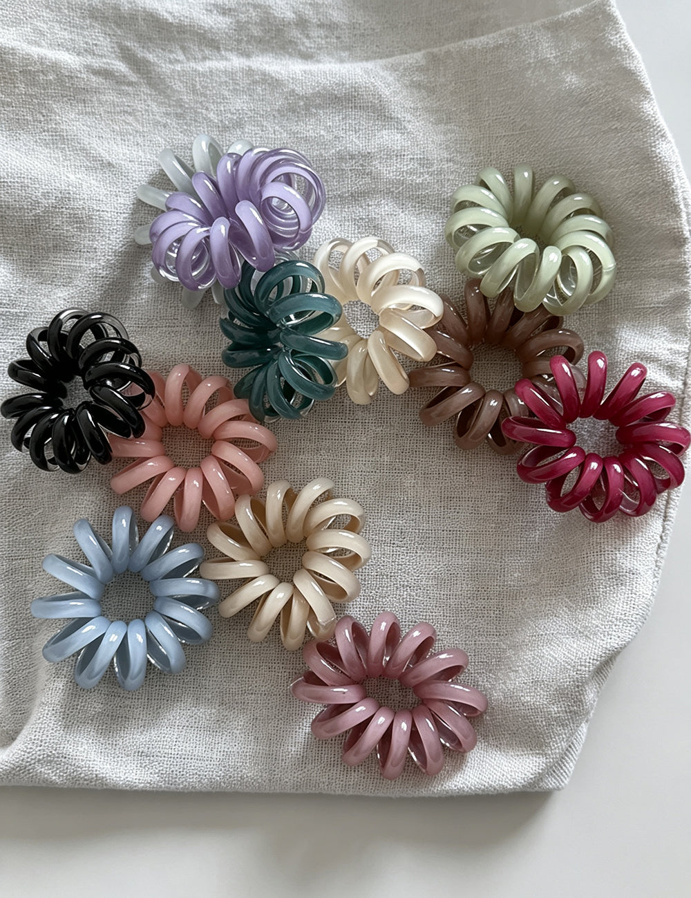 Telephone Cord Scrunchies - DippedShop Wholesale - #1171