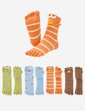 Unique Colorful Clownfish Toe Socks 6W8FSO701