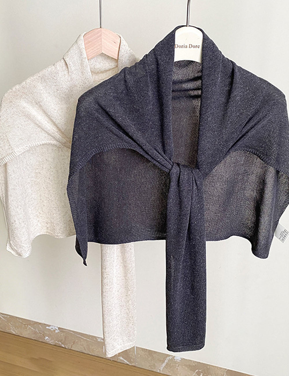 Casual Solid Color Breathable Shrug Shawl Wrap 6W6NSC53