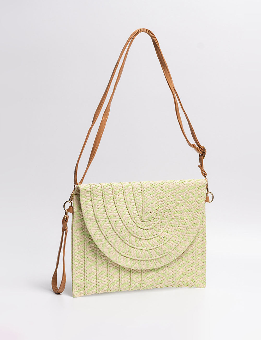 Hand-Woven Straw Handbag - DippedShop Wholesale - #2179