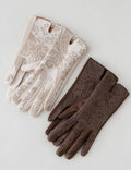 Vintage Floral Print Faux Suede - DippedShop Wholesale - #8083