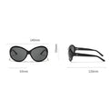Retro Oversized Oval Frame Sunglasses MK2PPIM6W6GSG220