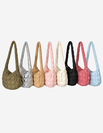 Puffer Quilted Shoulder Bag - DippedShop Wholesale - #2643