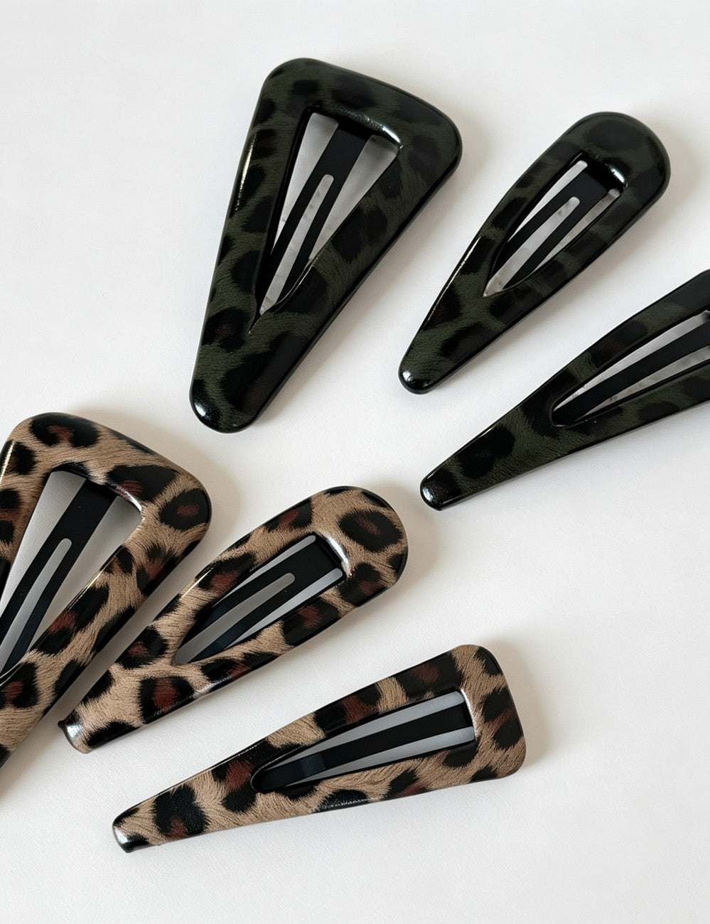 Vintage Leopard Print Hollow Hair Clips 6W6HCP1235