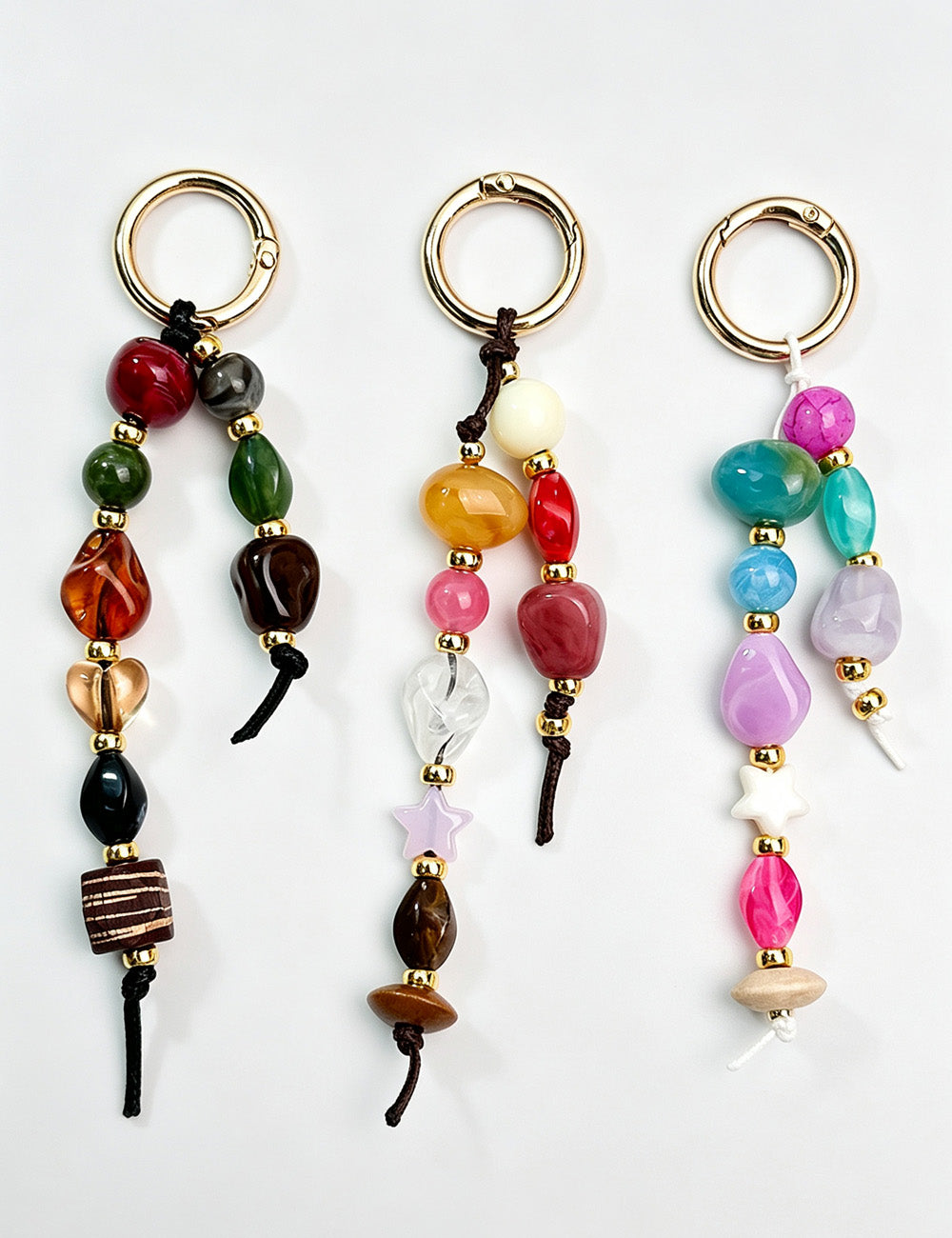 Beaded Keychain Bag Charm - DippedShop Wholesale - #9139