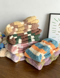 Cozy Fleece Striped Floor Socks 6W8FSO886