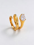 Snake Spiral Open Ring - DippedShop Wholesale - #8915