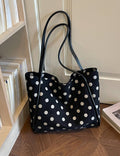 Trendy Polka Dot Large Capacity Tote Bag 6W10BBG1859