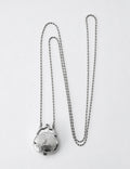 Stylish Engraved Rose Locket Pendant Chain Necklace 6W6JNC1015