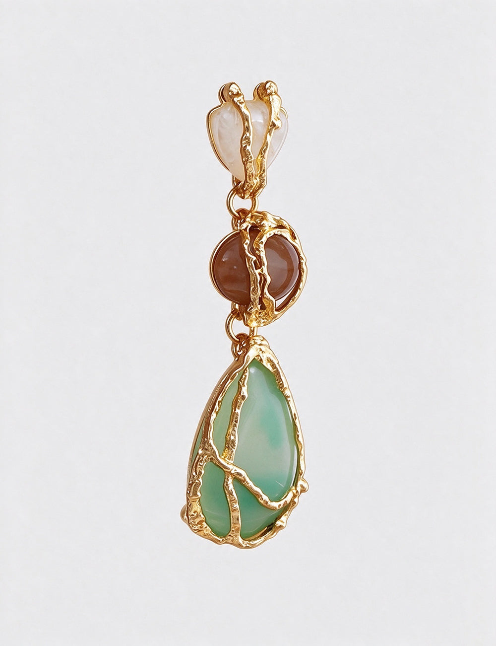 Geometric Teardrop Dangle Earrings - DippedShop Wholesale - #7299