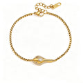 Minimalist Gold Plated Chain Bracelets 6W6JBR485