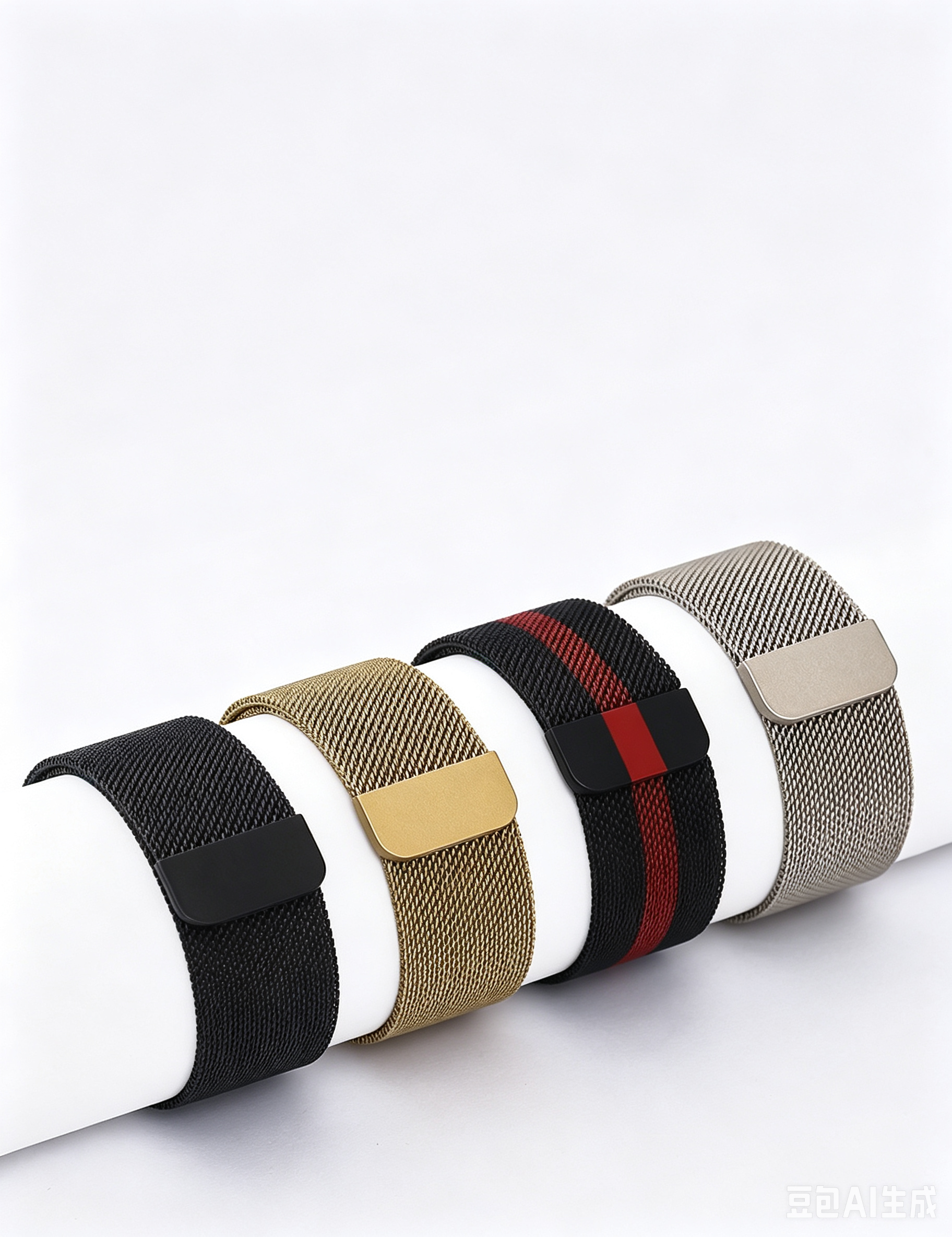Luxury Stainless Steel Slim Magnetic Watch Band 6W6JWA87