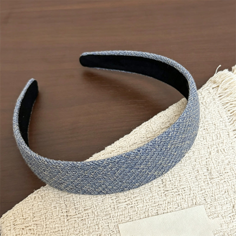 Simple Solid Color Non-Slip Wide Headband 6W6HBD330