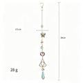 Butterfly Crystal Wind Chime Suncatcher - DippedShop Wholesale - #2083