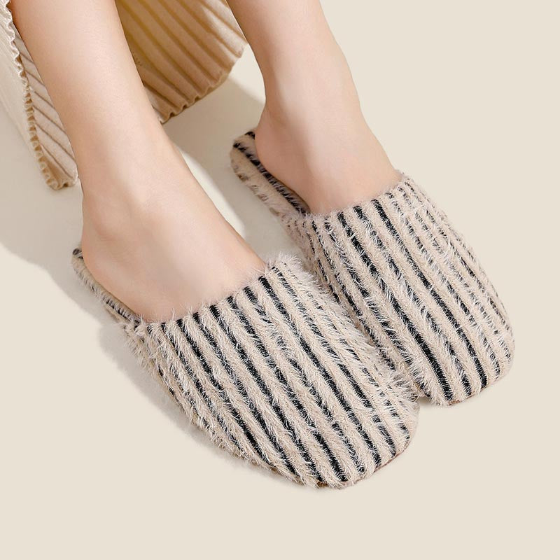 Fuzzy Plush Warm No-Slip Home Slippers DP25H508
