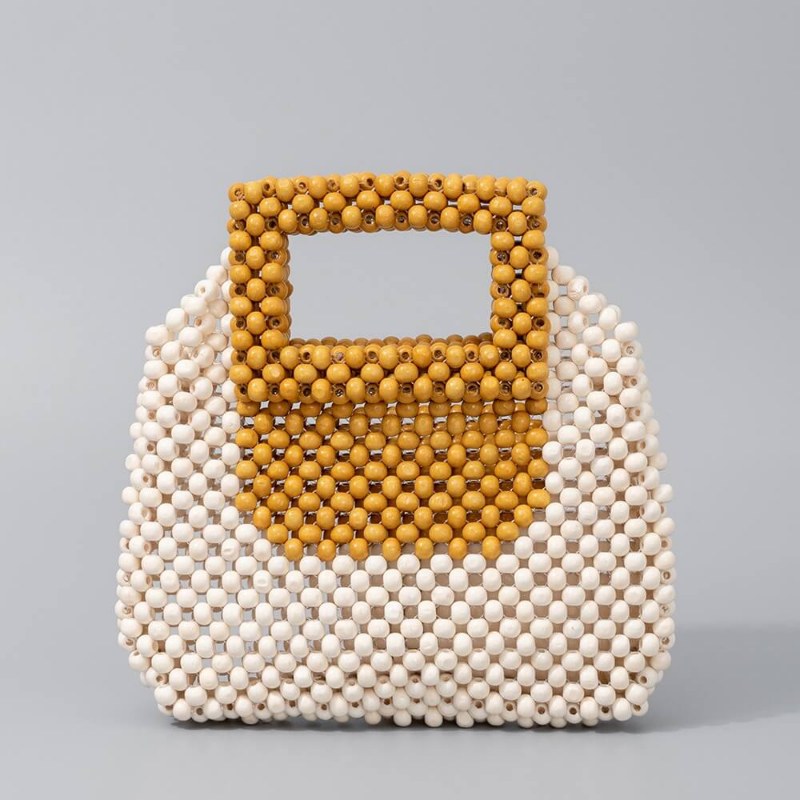 Color Block Handmade Tote Bag DP25B740