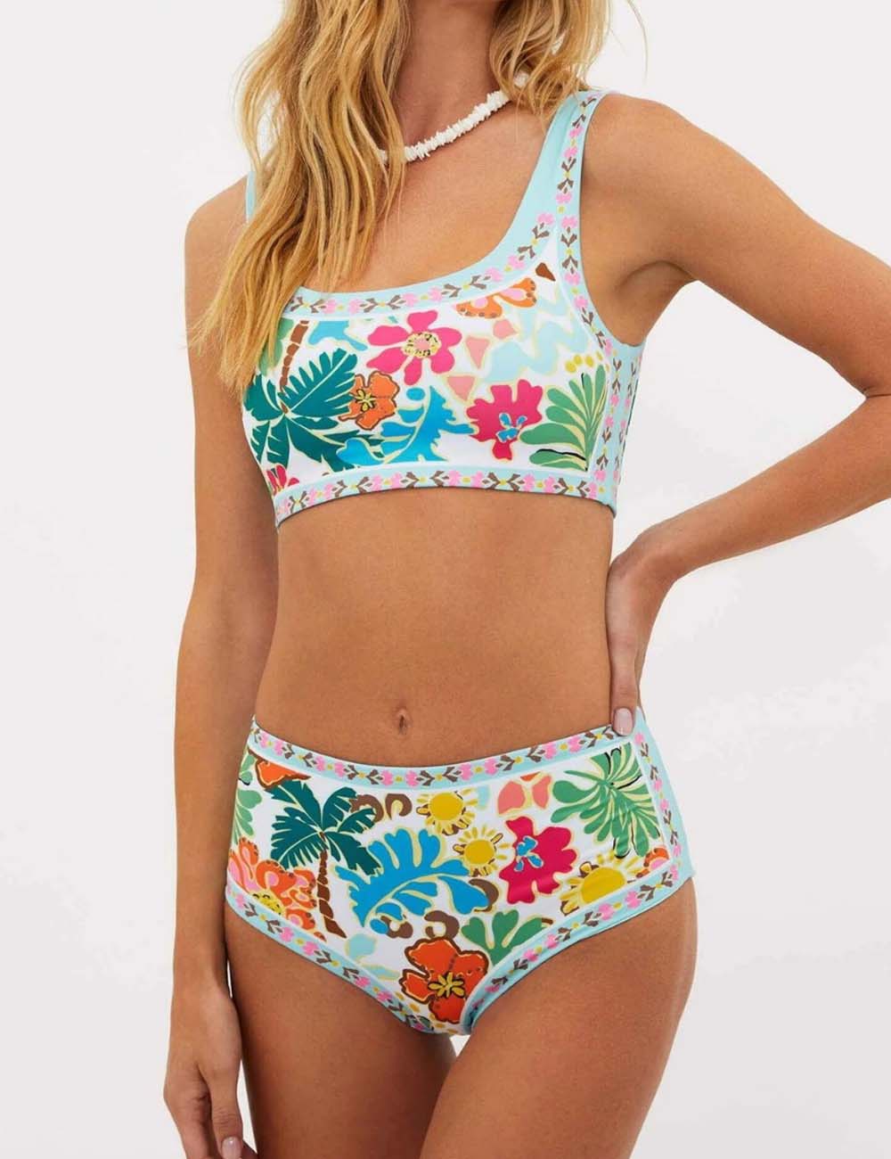 Sexy Floral Backless Bikini - DippedShop Wholesale - #1939