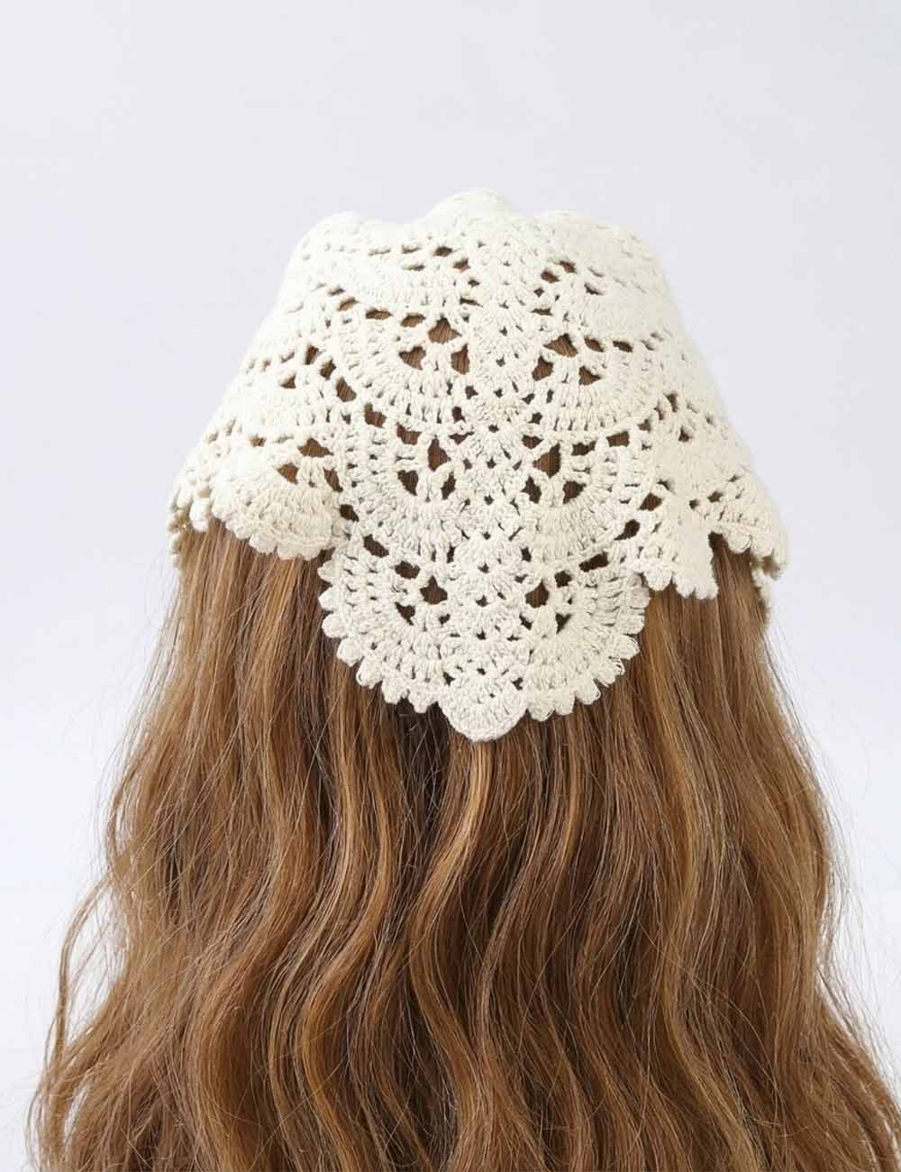 Elegant Floral Crochet Triangl - DippedShop Wholesale - #0227
