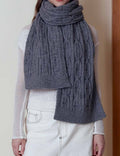 Vintage Chunky Cable Scarf - DippedShop Wholesale - #2179