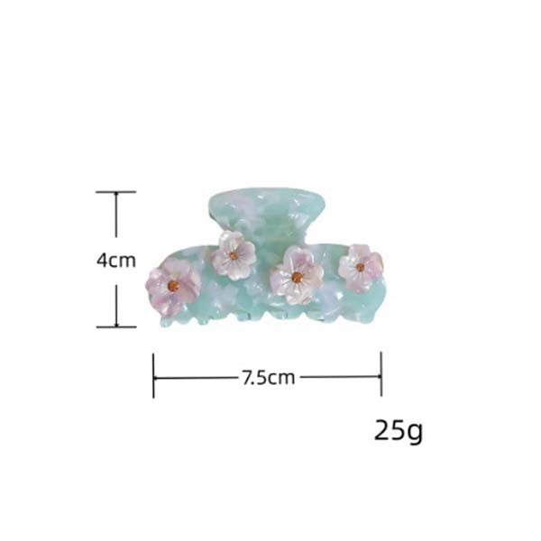 Ice Blue Rhinestone Hair Claws - DippedShop Wholesale - #2723