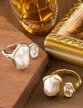 Danity Gold Irregualr Pearl Op - DippedShop Wholesale - #8099