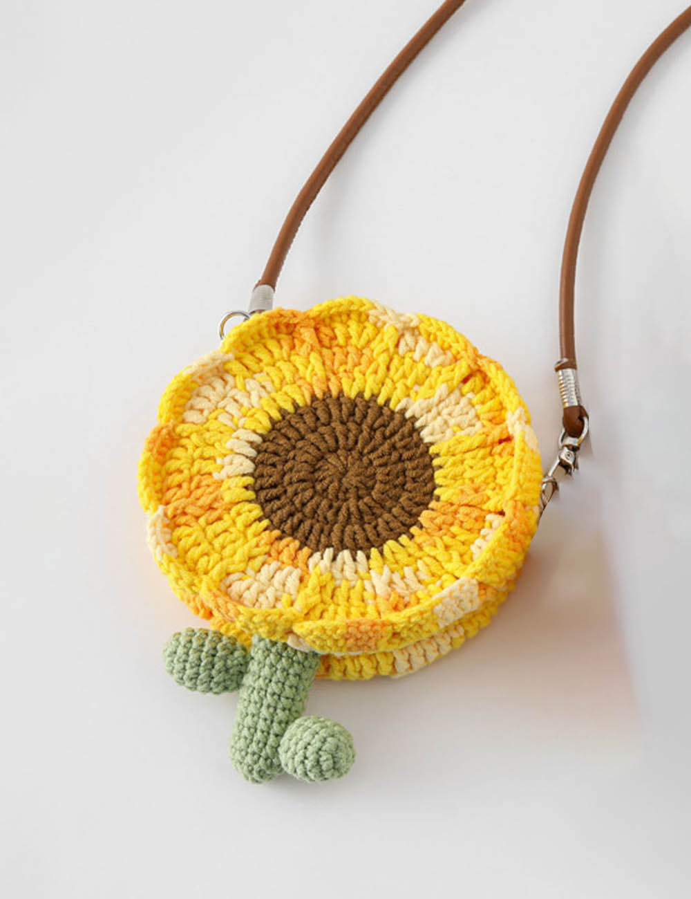 Sunflower Crochet Crossbody Bag - DippedShop Wholesale - #7891