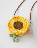 Cute Sunflower Crochet Purse Crossbody Bag MK2CCR6W10BBG428