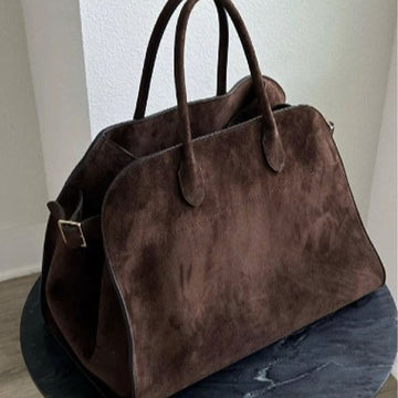 Vintage Suede Tote Large Capacity Satchel Bag DP25G632