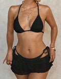 Lace String Tie Bikini Set - DippedShop Wholesale - #4243