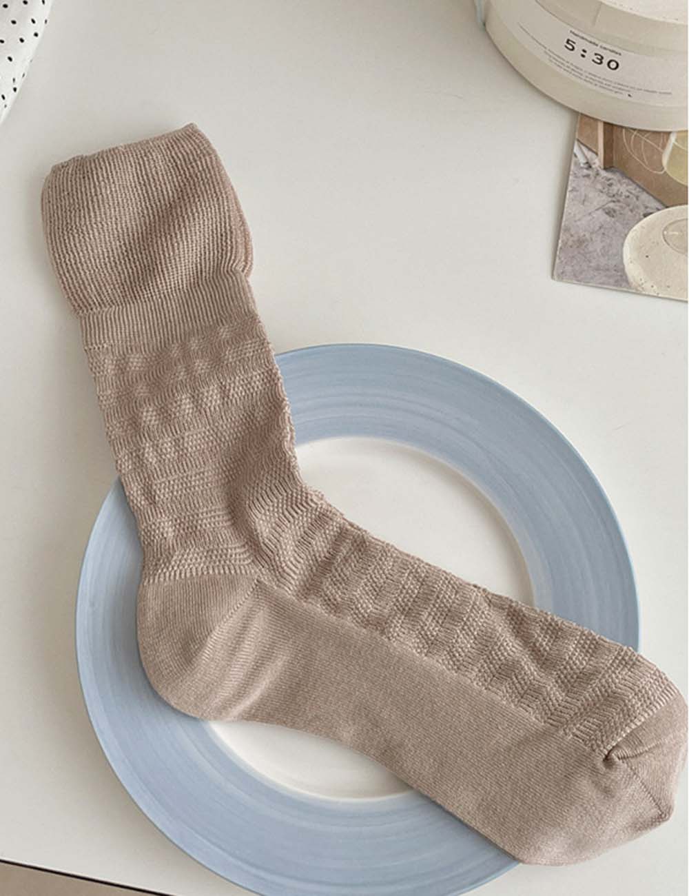 Casual Mesh Crew Socks - DippedShop Wholesale - #1715