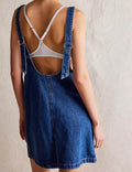 V-Neck Backless Mini Dress - DippedShop Wholesale - #1779