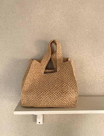 Elegant Straw Woven Handmade B - DippedShop Wholesale - #5699