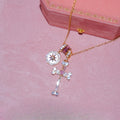 Rhinestone Cross Pendant Choker - DippedShop Wholesale - #0803