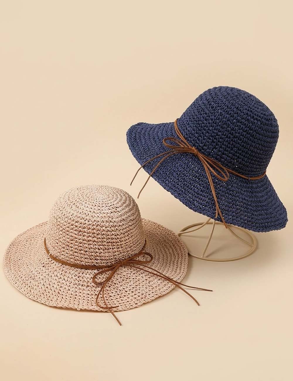 Wide Brim Straw Hat - DippedShop Wholesale - #4195