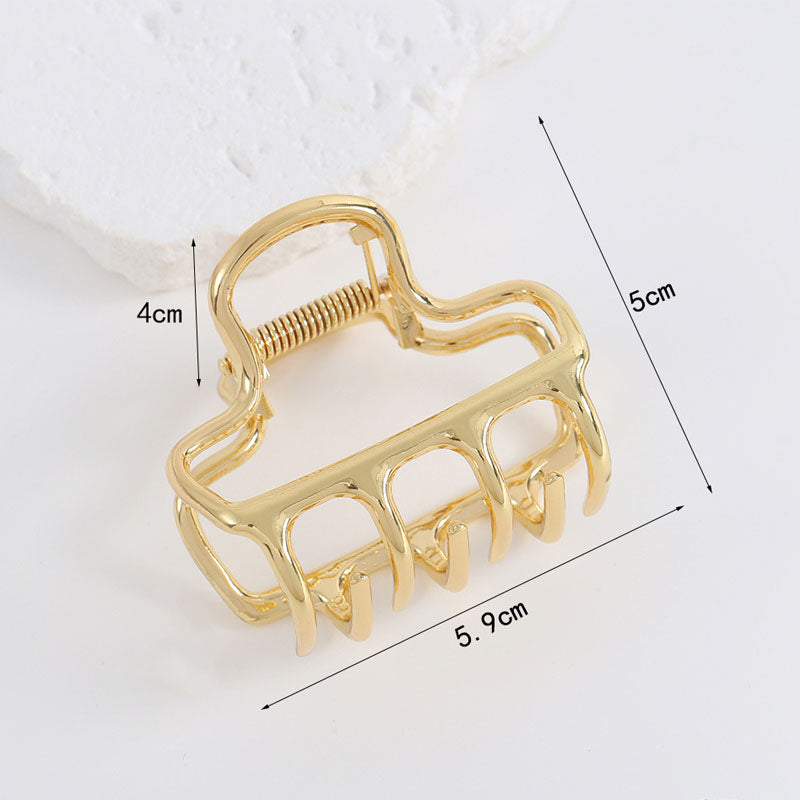 Minimalist Gold Plated Cloud Hair Claw MK2MBEP6W6HCP382