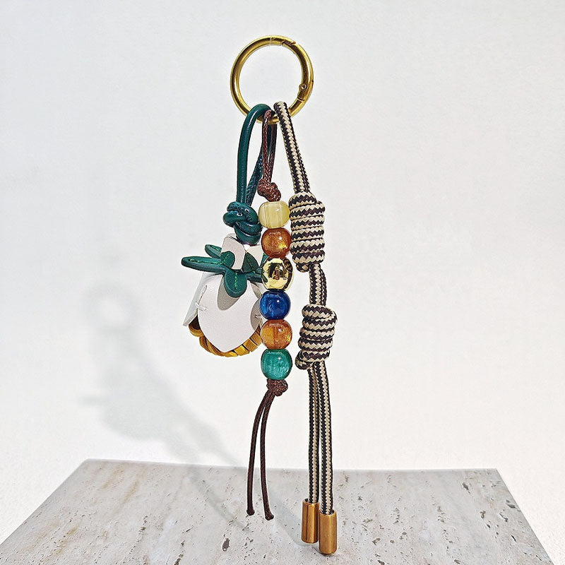 Flower Tassel Beaded Charm - DippedShop Wholesale - #6339