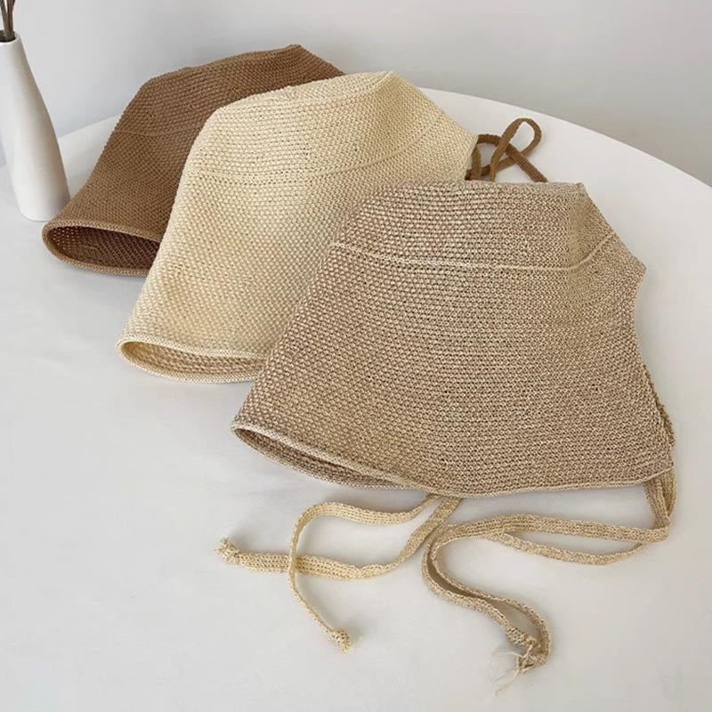 Vintage Ribbon Tie Bucket Hat - DippedShop Wholesale - #8899