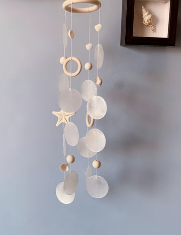 3+Seastar Wooden Chimes Hangings DPH1518