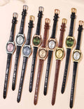 Elegant Oval Dial Analog Quartz Wrist Watch MK2SSAS6W6JWA06