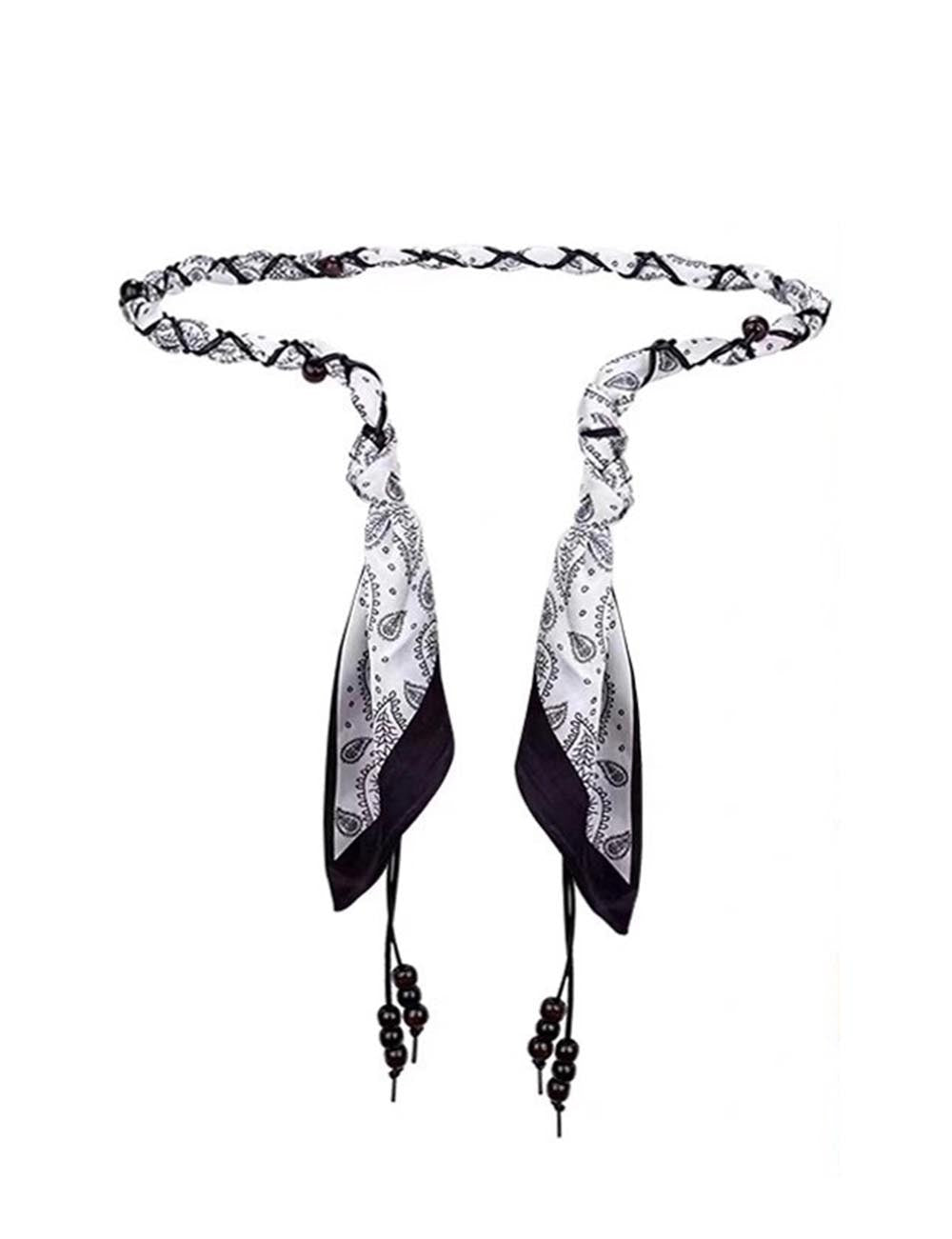 Vintage Paisley Scarf Belt - DippedShop Wholesale - #6003