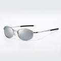 Polarized Metal Oval Sunglasses - DippedShop Wholesale - #0819