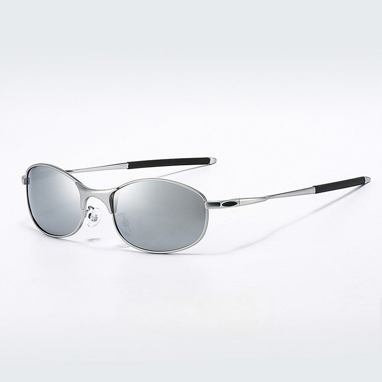 Polarized Metal Oval Sunglasses - DippedShop Wholesale - #0819