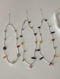 Shell Pendant Beaded Choker Necklace - DippedShop Wholesale - #2707