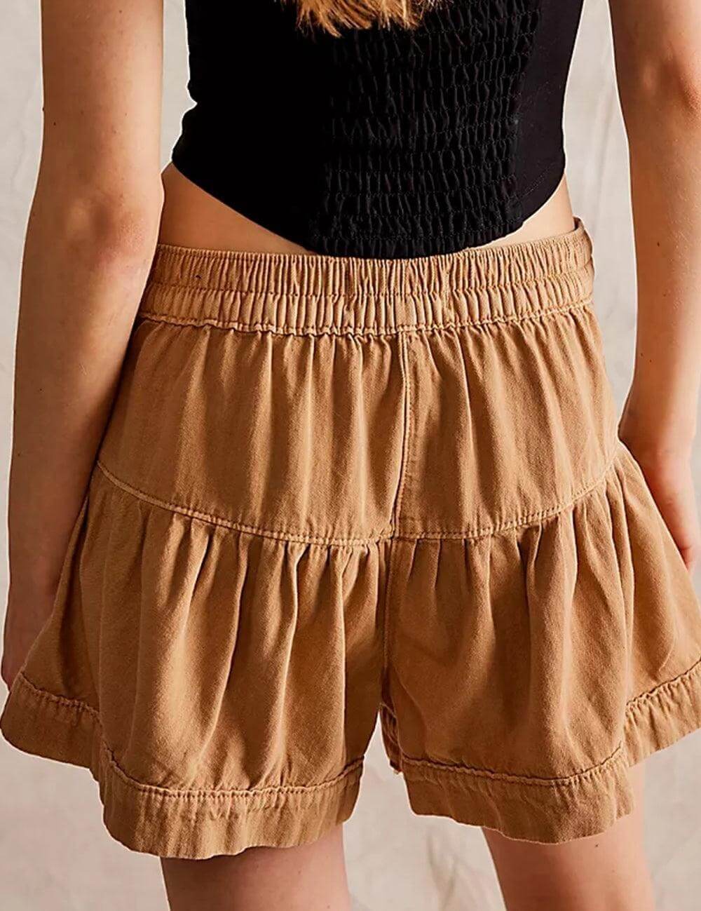 Solid Color Denim Shorts - DippedShop Wholesale - #5251