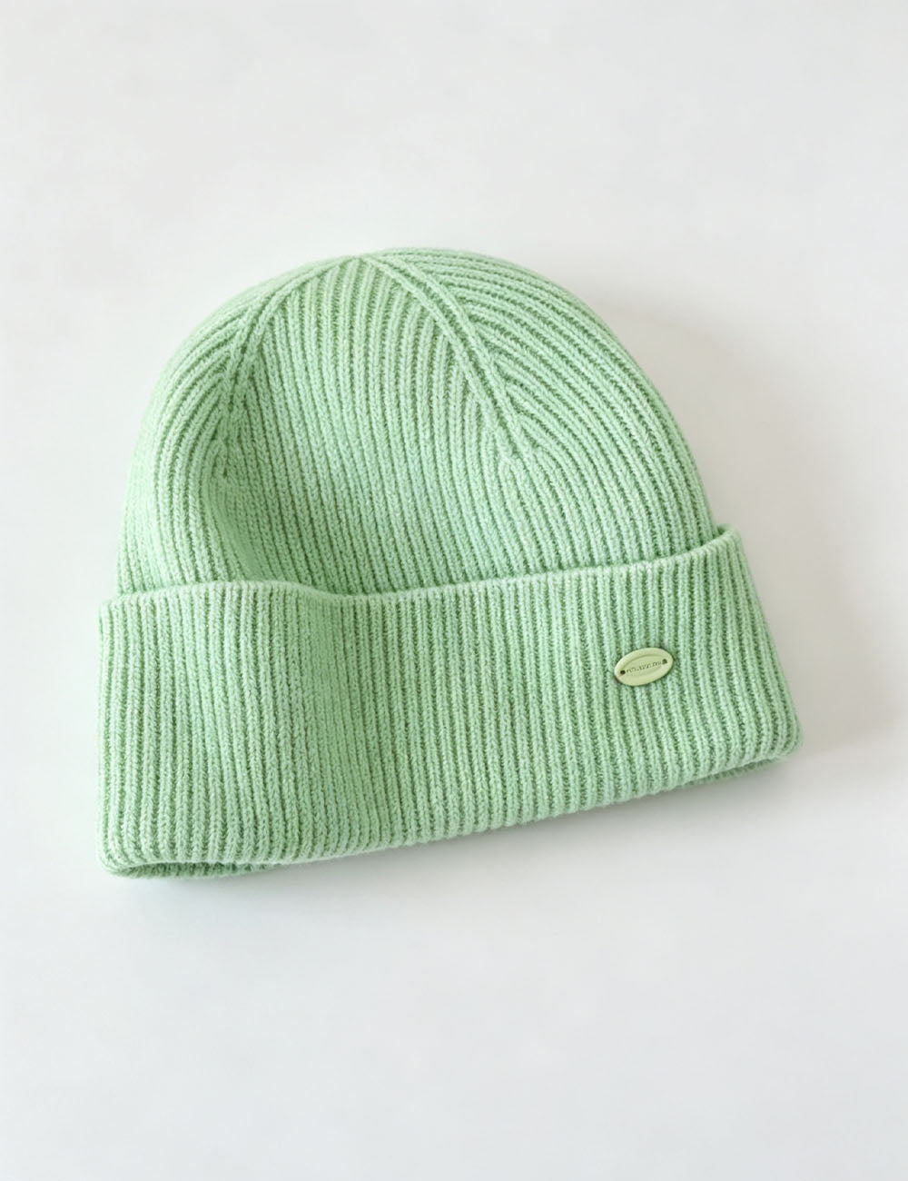 Simple Ribbed Knit Solid Color Beanie Hat 6W6HAT553