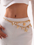 Sexy Beach Starfish Shell Layered Waist Chain 8ZA6JBC72L